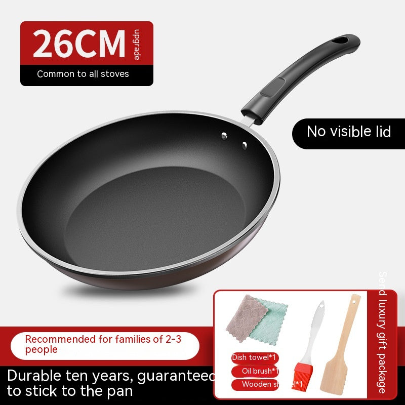 Flat Nonstick Frying Pan For Pancakes Omelets And Cooking