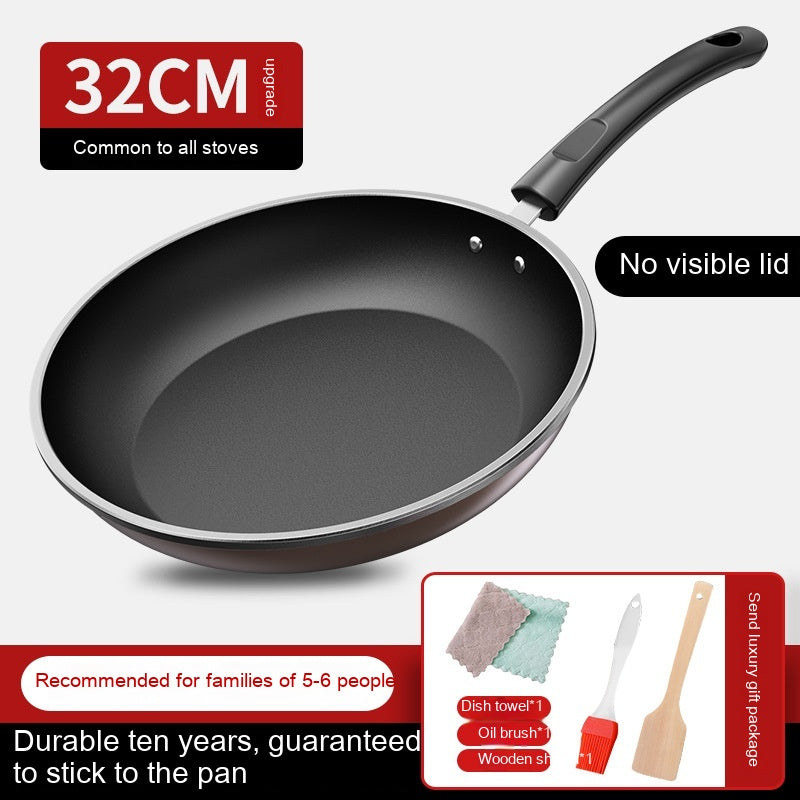 Flat Nonstick Frying Pan For Pancakes Omelets And Cooking