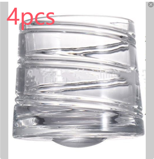 Rotating Crystal Glass For Smooth Swirling And Elegant Serving
