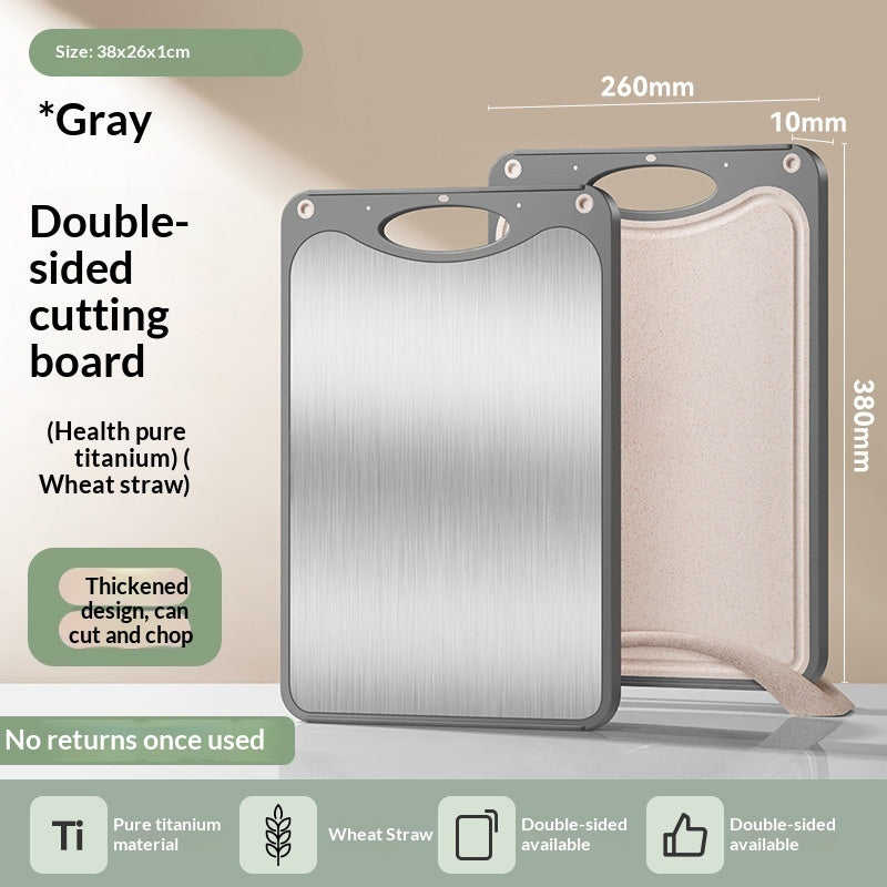 Pure Titanium Wheat Fiber Cutting Board