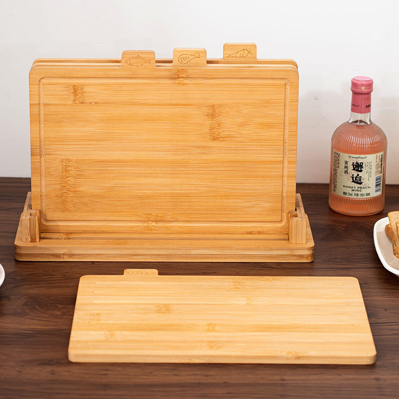 Double Sided Bamboo Chopping Board Durable Household Kitchen Use