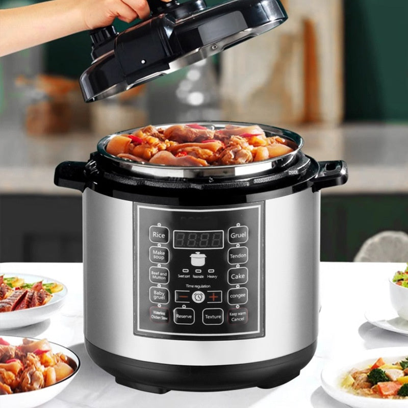 5L Multifunction Pressure Cooker With Timer And Reservation Features