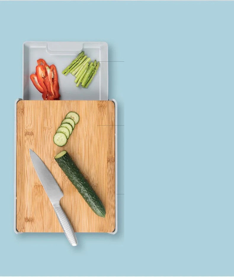 Large Bamboo Cutting Board Durable Kitchen Chopping Board