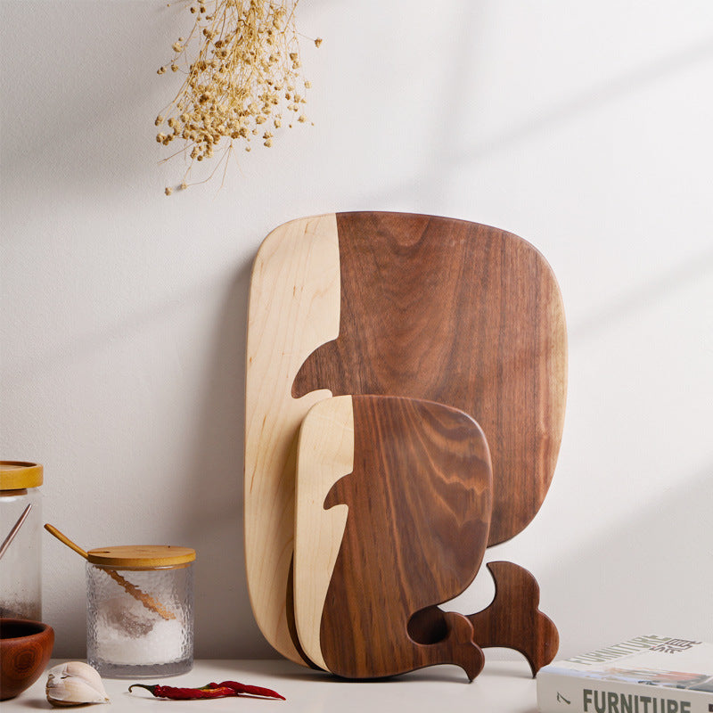 Creative Household Black Walnut Whale Cutting Board