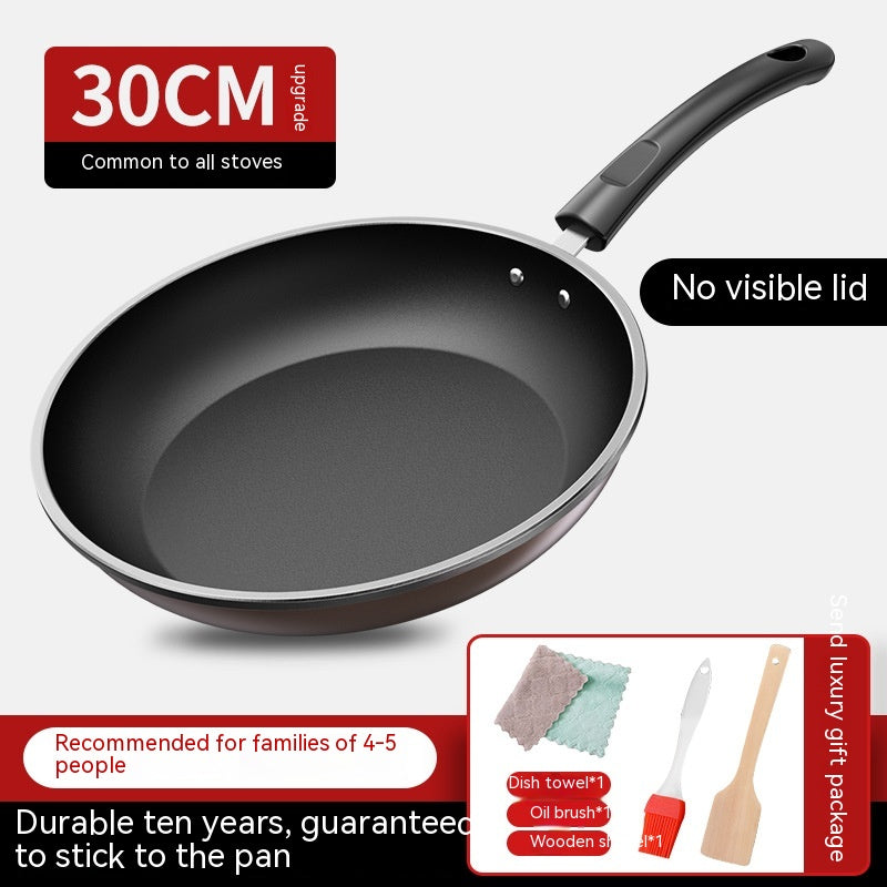 Flat Nonstick Frying Pan For Pancakes Omelets And Cooking