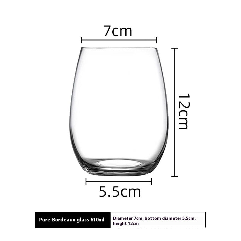 Lead Free Crystal Glass Tumbler Elegant Household Drinkware Design