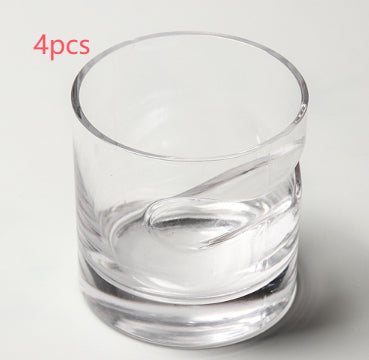 Simple Creative Crystal Glass Elegant Minimalist Drinkware Design