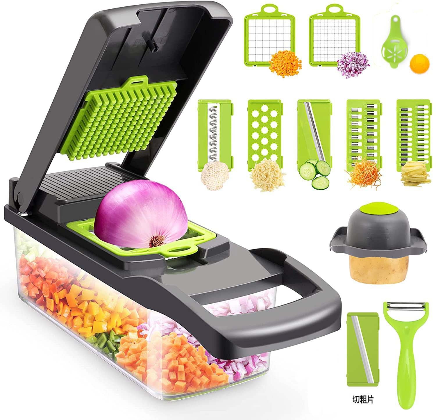 Household Kitchen Vegetable Cutter And Slicer Set