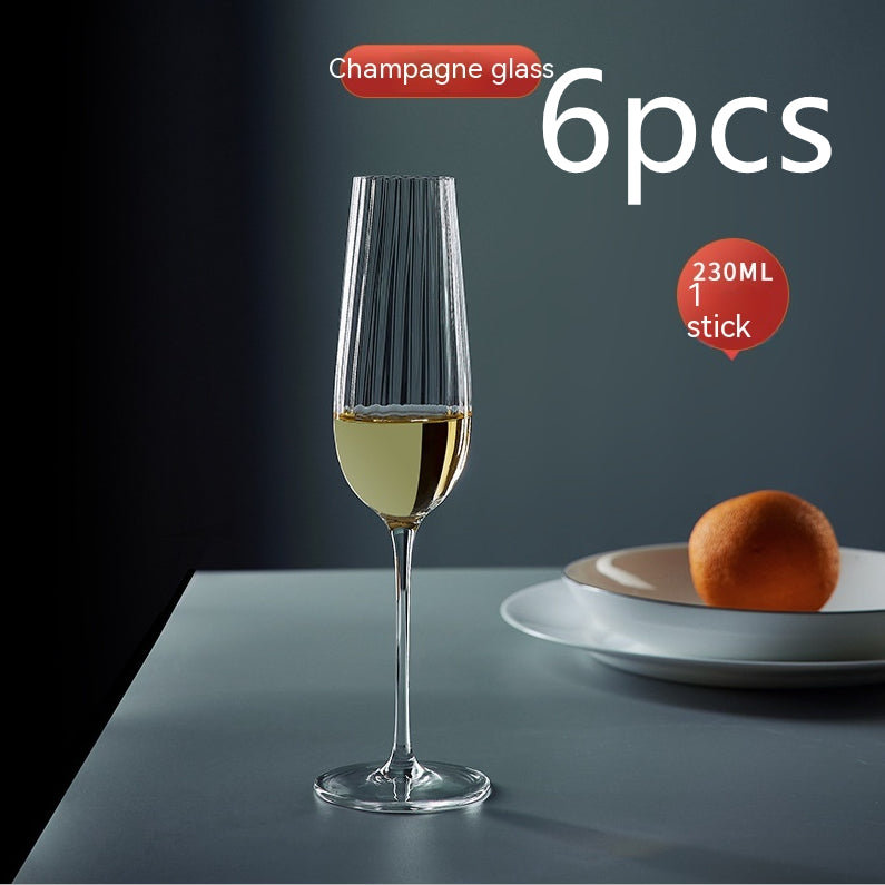Rainbow Crystal Glass Elegant Burgundy Style Drinkware For Home
