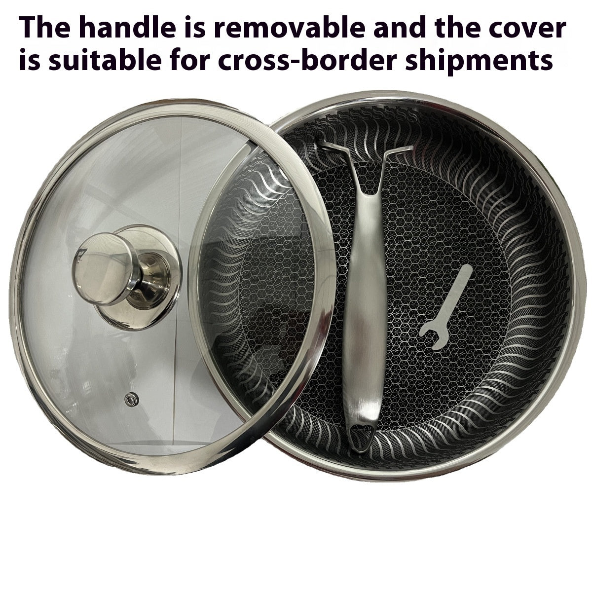 Stainless Steel Frying Pan For Induction And Gas Stoves
