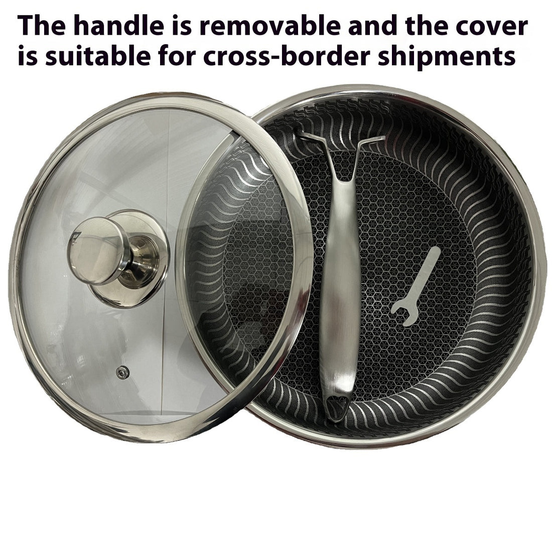 Stainless Steel Frying Pan For Induction And Gas Stoves