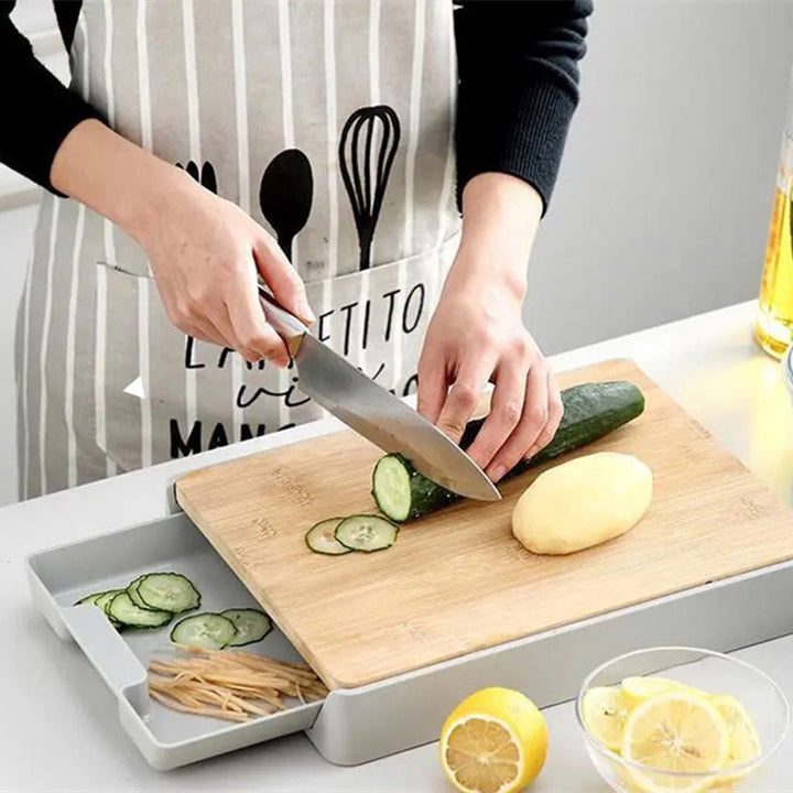 Large Bamboo Cutting Board Durable Kitchen Chopping Board