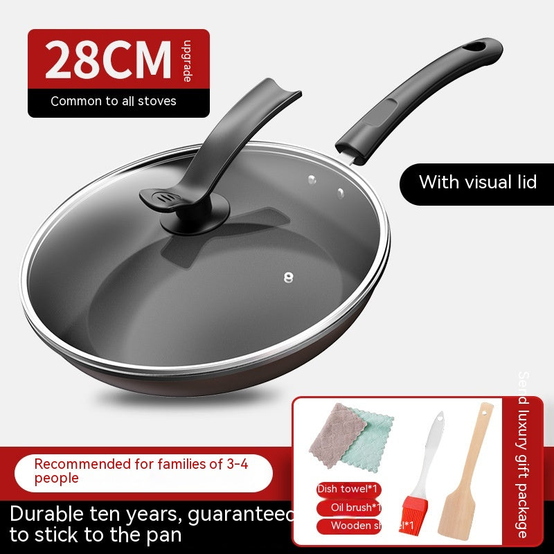 Flat Nonstick Frying Pan For Pancakes Omelets And Cooking