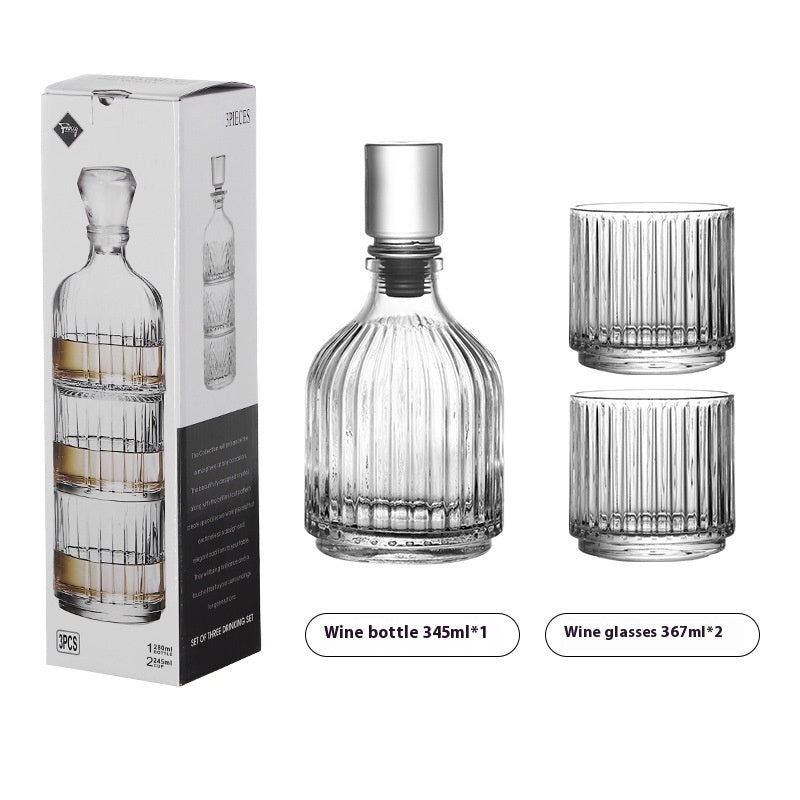High End Crystal Glass Set Elegant Drinkware Suit For Home