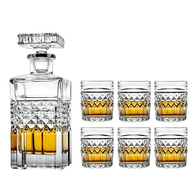 European Style Creative Crystal Glass Wine And Whiskey Drinking Set