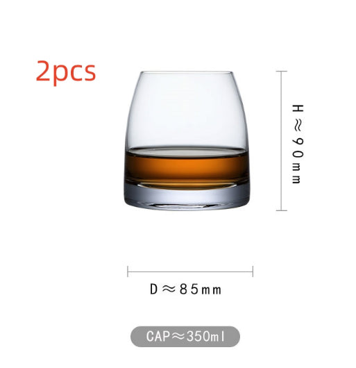 Thick Crystal Glass Durable Elegant Drinkware For Home Use