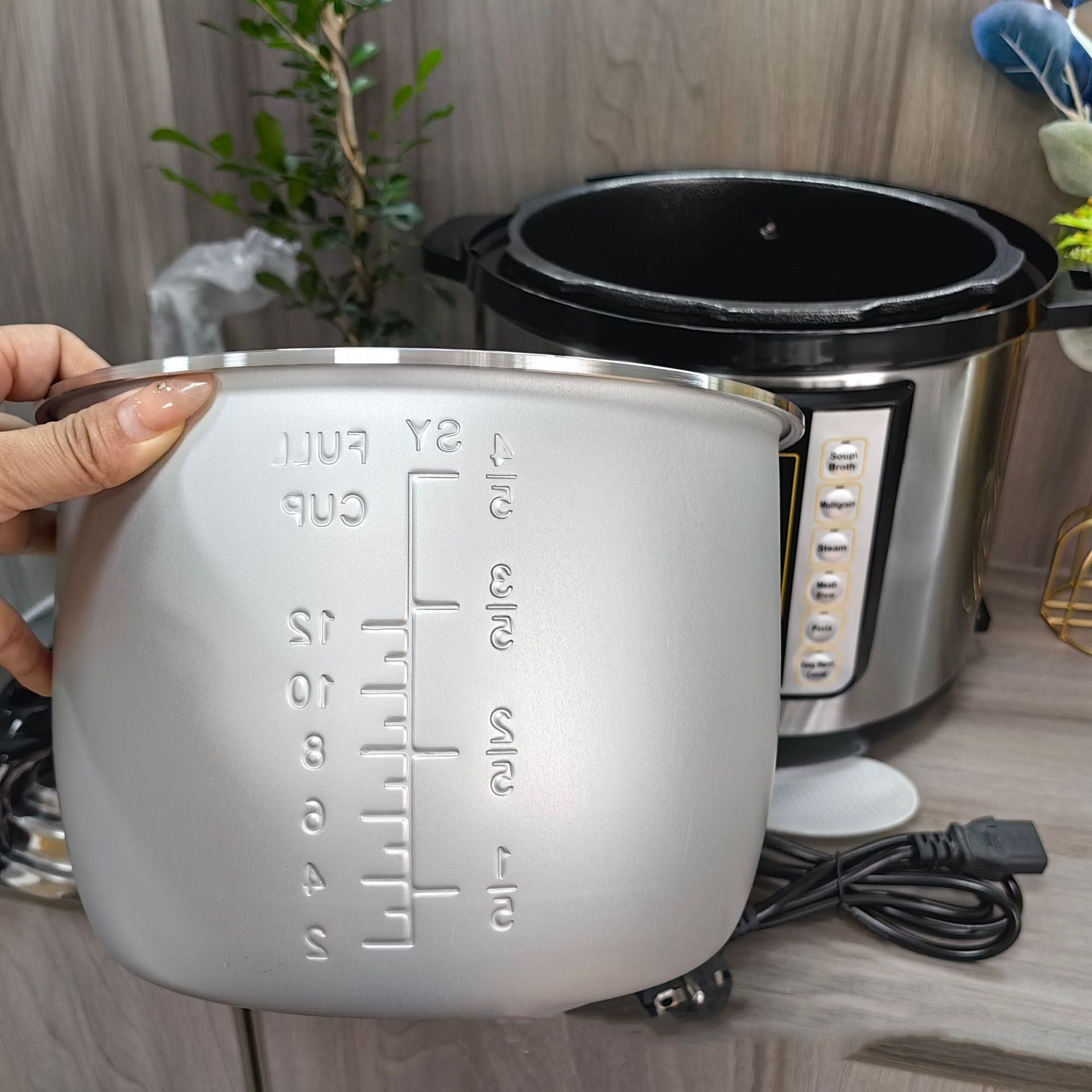6L Electric Pressure Cooker Large Capacity Multifunction Rice Cooker