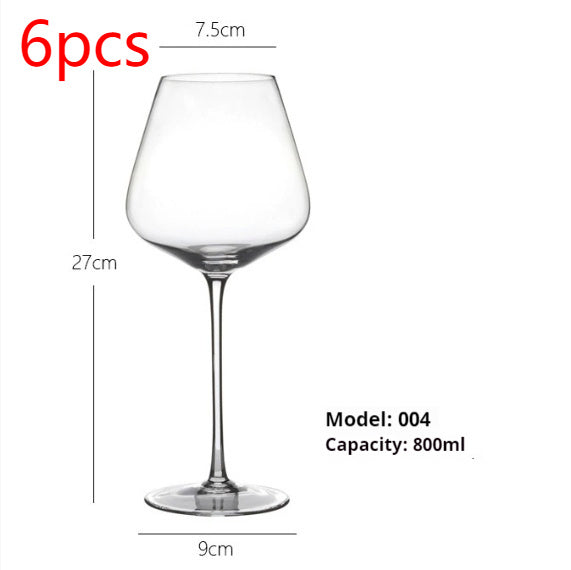 Elegant Crystal Glass Red Wine Drinking Goblet Cup