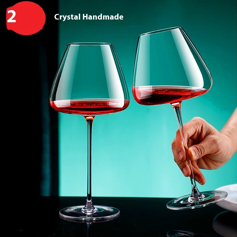 Crystal Glass Goblet Elegant Classic Drinkware For Home Use