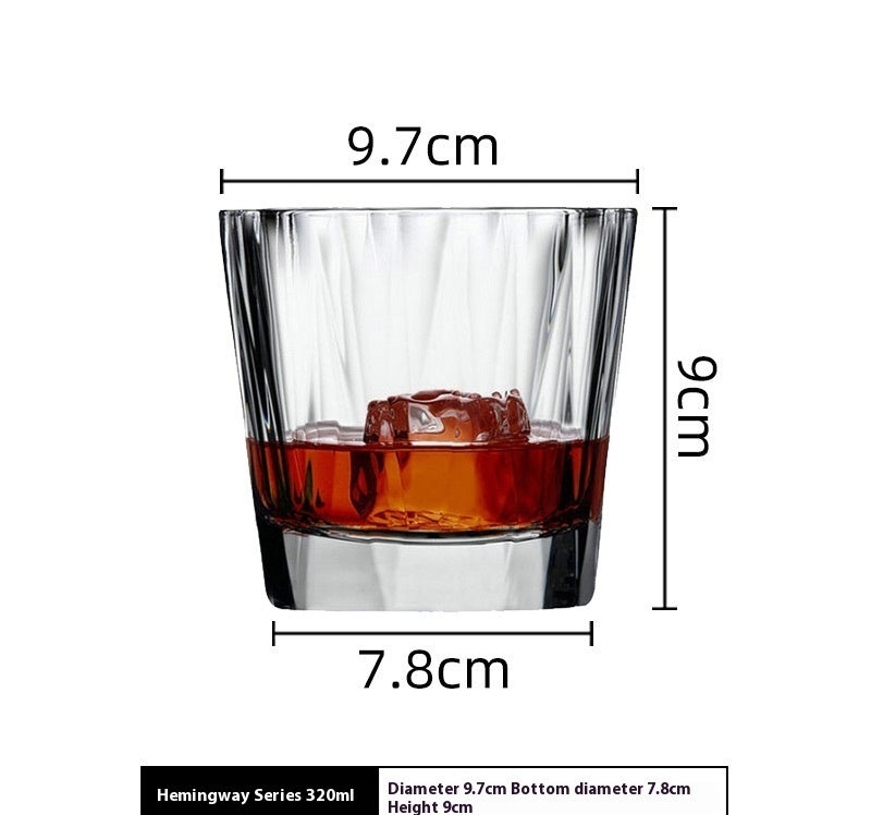 Lead Free Crystal Glass Tumbler Elegant Household Drinkware Design