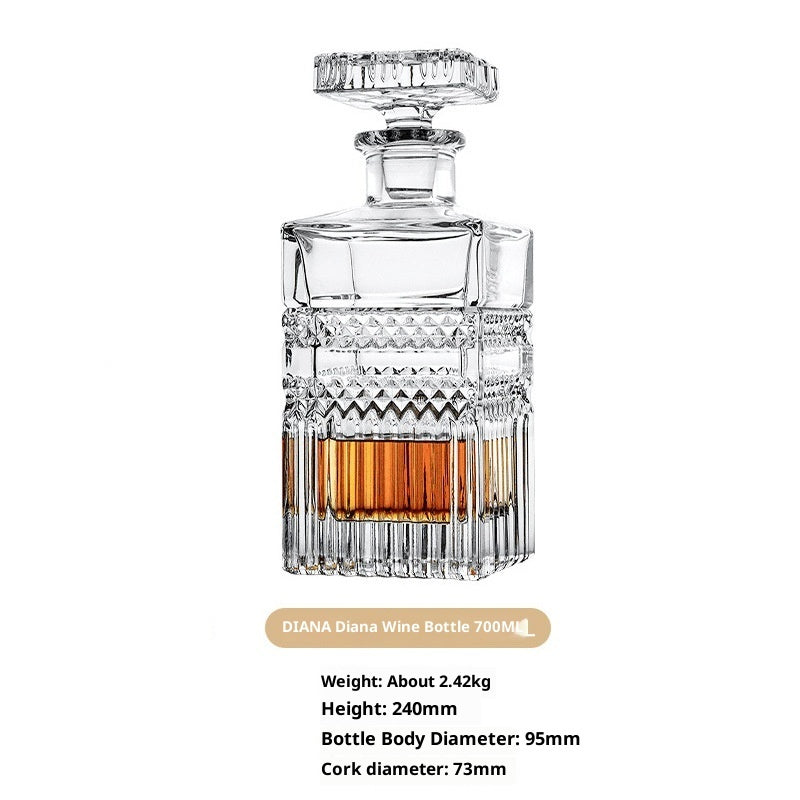 European Style Creative Crystal Glass Wine And Whiskey Drinking Set