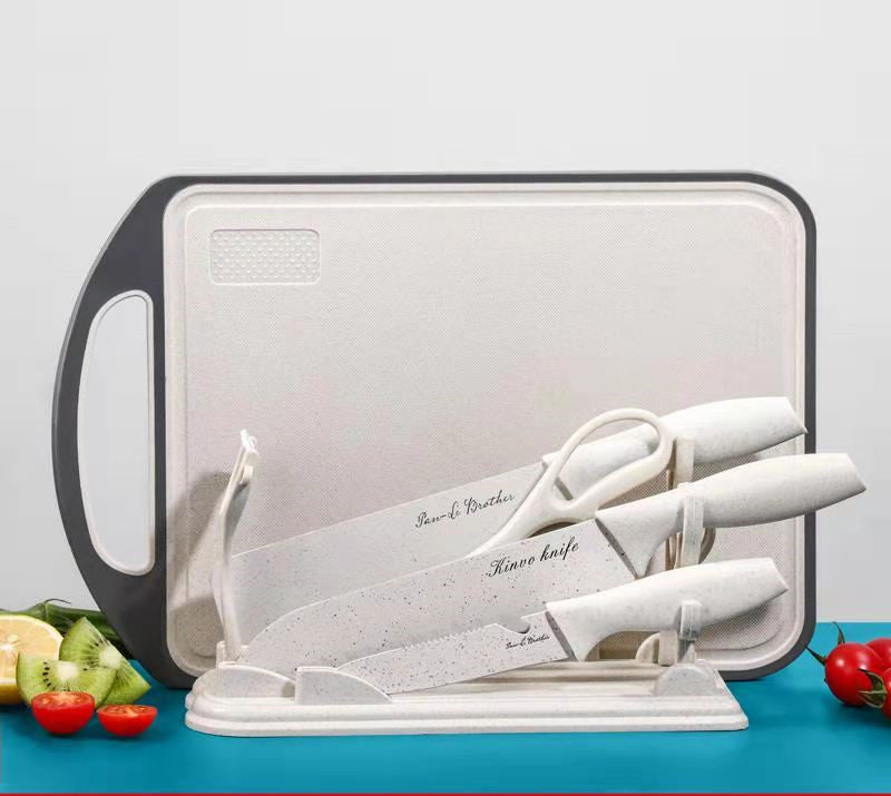 Kitchen Knife And Cutting Board Convenient Two In One Combo