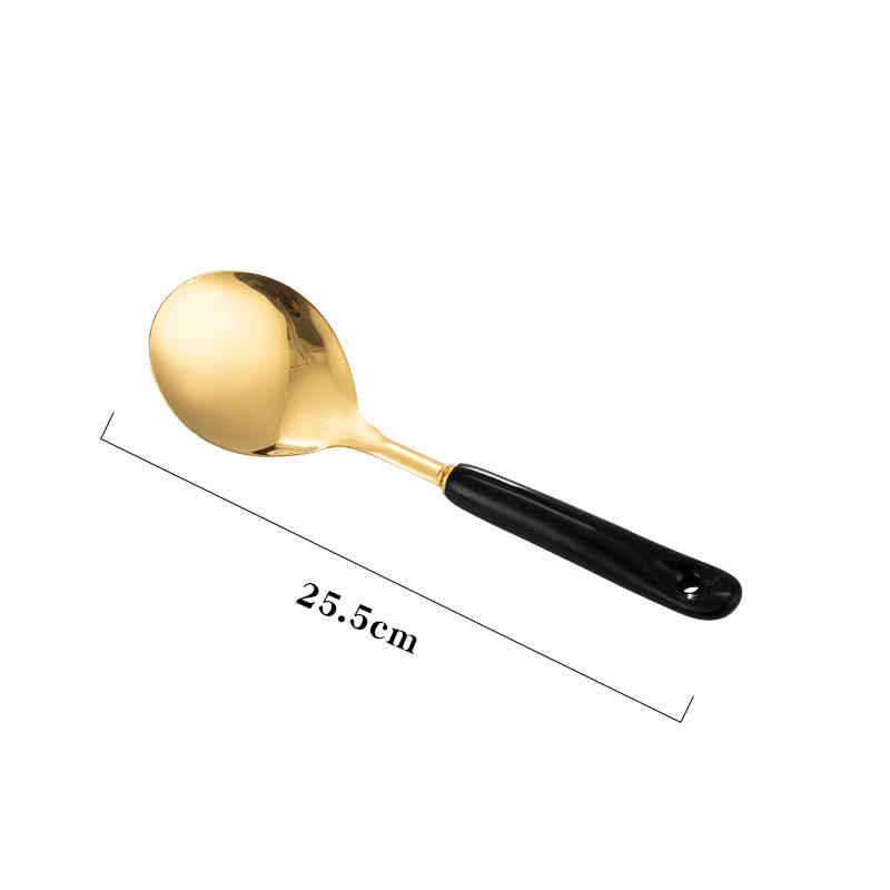 Nordic Stainless Steel Kitchen Spatula With Ceramic Handle