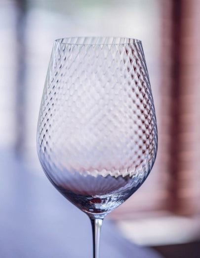 Creative Striped Glass Cup Elegant High End Design