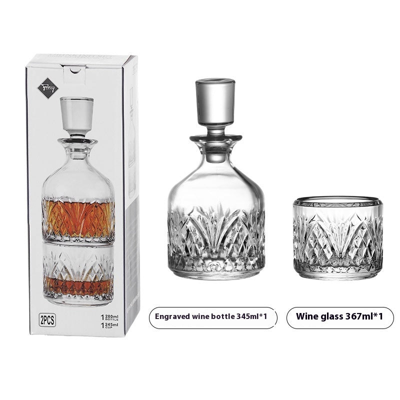 High End Crystal Glass Set Elegant Drinkware Suit For Home