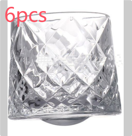 Rotating Crystal Glass For Smooth Swirling And Elegant Serving