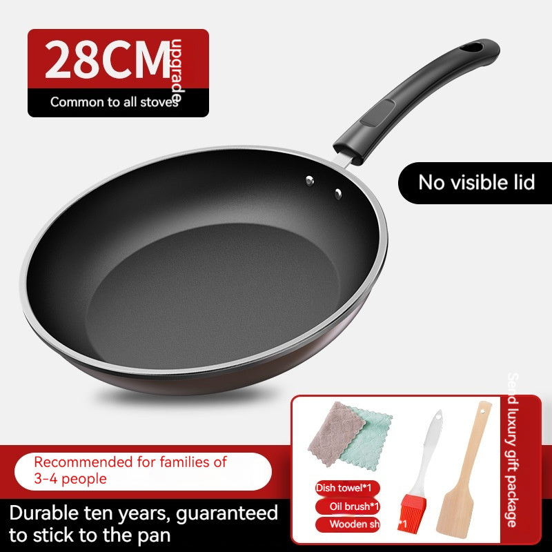 Flat Nonstick Frying Pan For Pancakes Omelets And Cooking