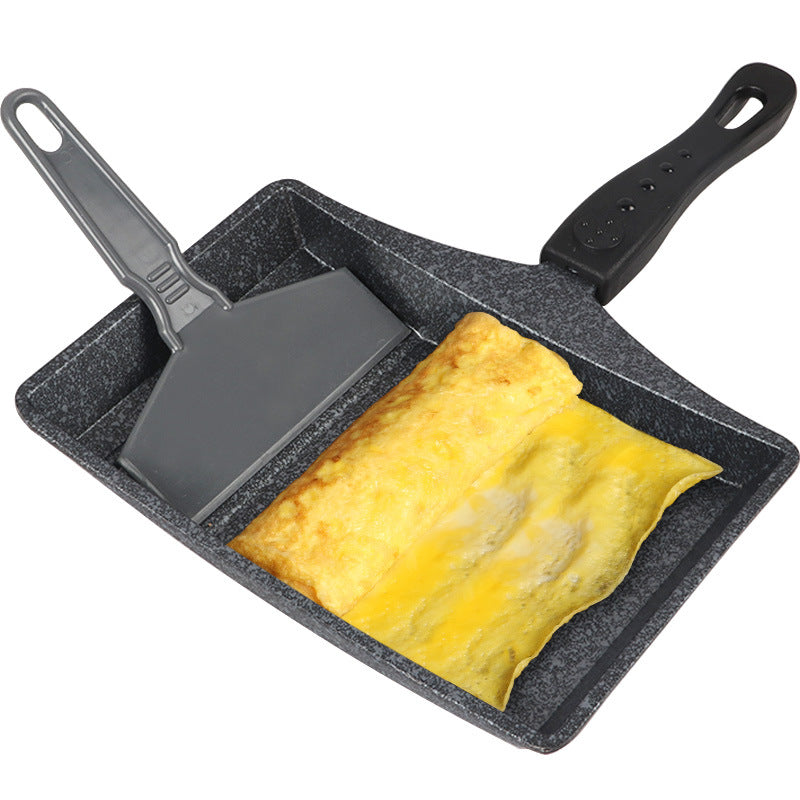 Japanese Tamagoyaki Nonstick Stone Frying Pan Egg Roll Pan