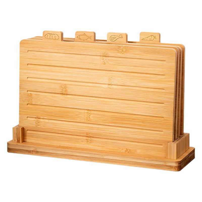 Double Sided Bamboo Chopping Board Durable Household Kitchen Use
