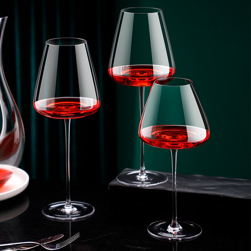 Crystal Glass Goblet Elegant Classic Drinkware For Home Use