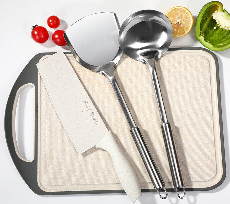 Kitchen Knife And Cutting Board Convenient Two In One Combo