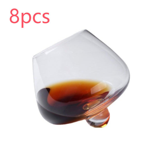 Creative Spinning Crystal Glass Whiskey Tumbler Shaker Cup