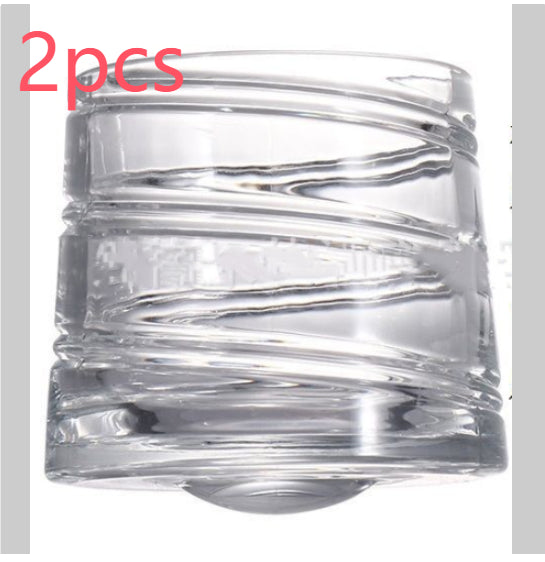 Rotating Crystal Glass For Smooth Swirling And Elegant Serving