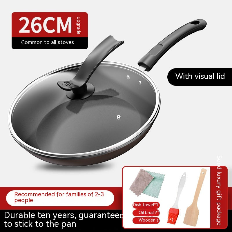 Flat Nonstick Frying Pan For Pancakes Omelets And Cooking