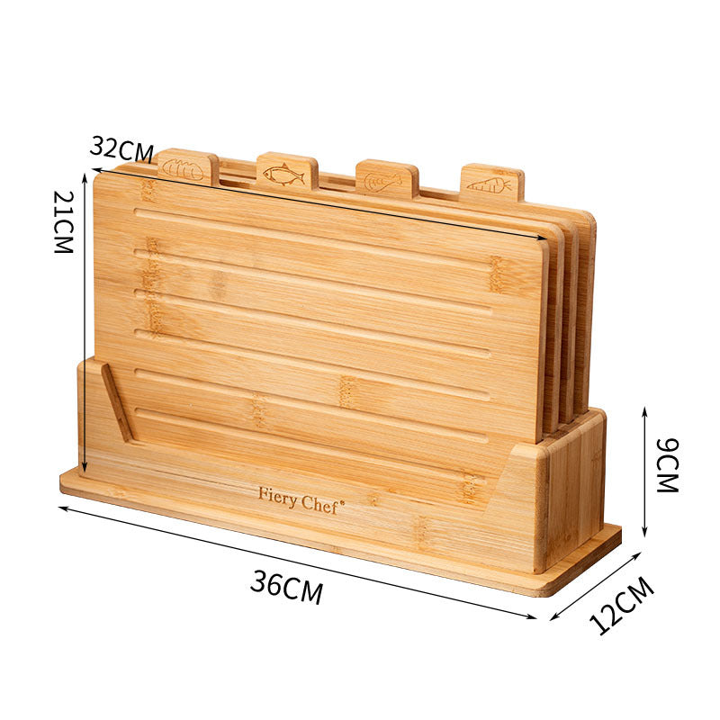 Double Sided Bamboo Chopping Board Durable Household Kitchen Use