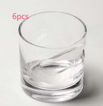 Simple Creative Crystal Glass Elegant Minimalist Drinkware Design