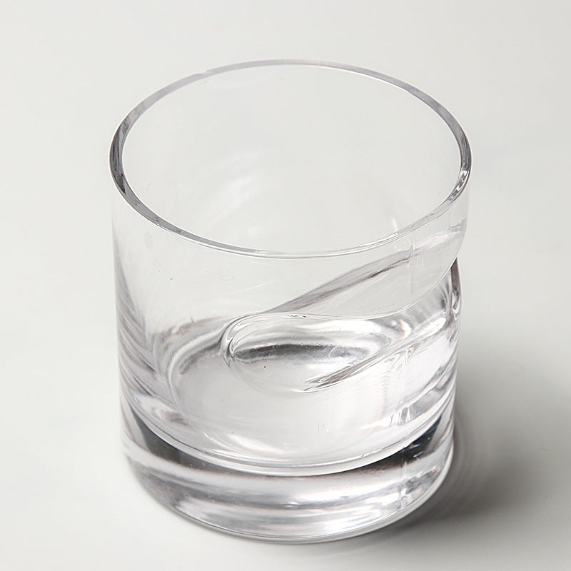 Simple Creative Crystal Glass Elegant Minimalist Drinkware Design
