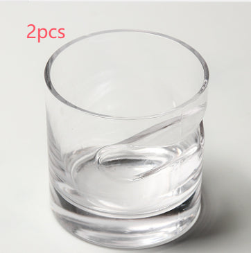 Simple Creative Crystal Glass Elegant Minimalist Drinkware Design