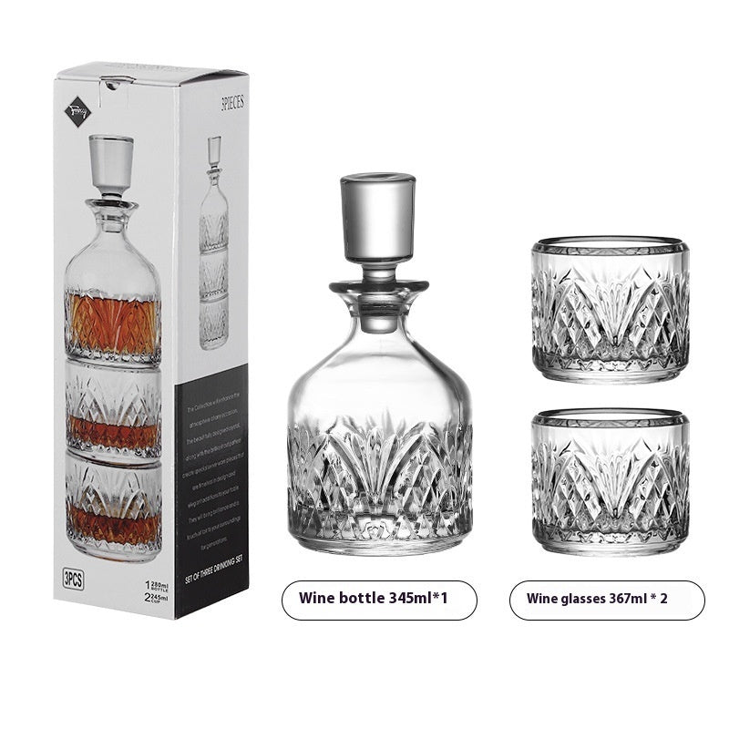 High End Crystal Glass Set Elegant Drinkware Suit For Home