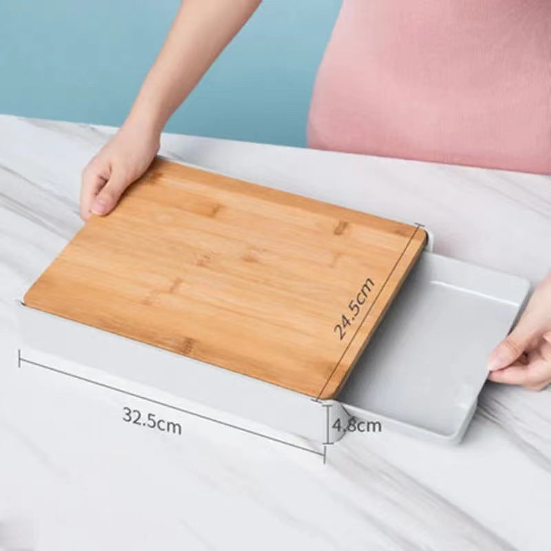 Large Bamboo Cutting Board Durable Kitchen Chopping Board
