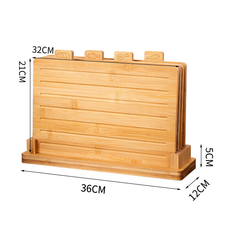 Double Sided Bamboo Chopping Board Durable Household Kitchen Use