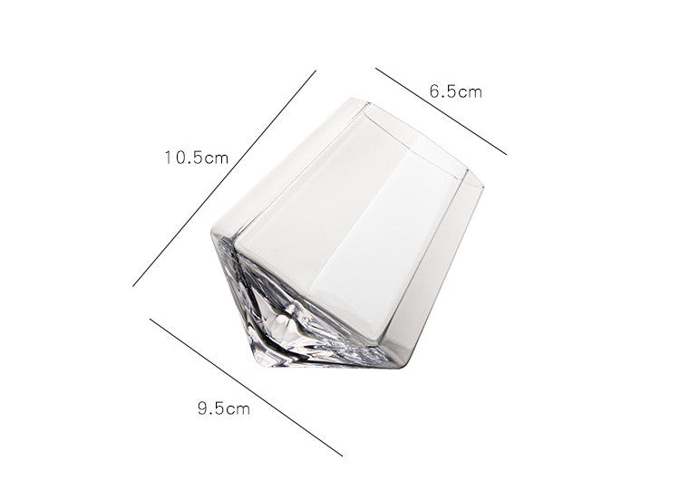 Handmade Crystal Glass Tumbler Elegant Premium Drinkware Design