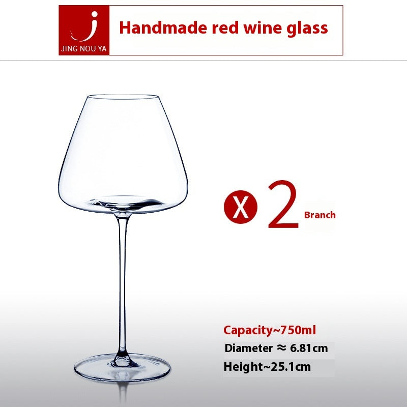 Crystal Glass Goblet Elegant Classic Drinkware For Home Use