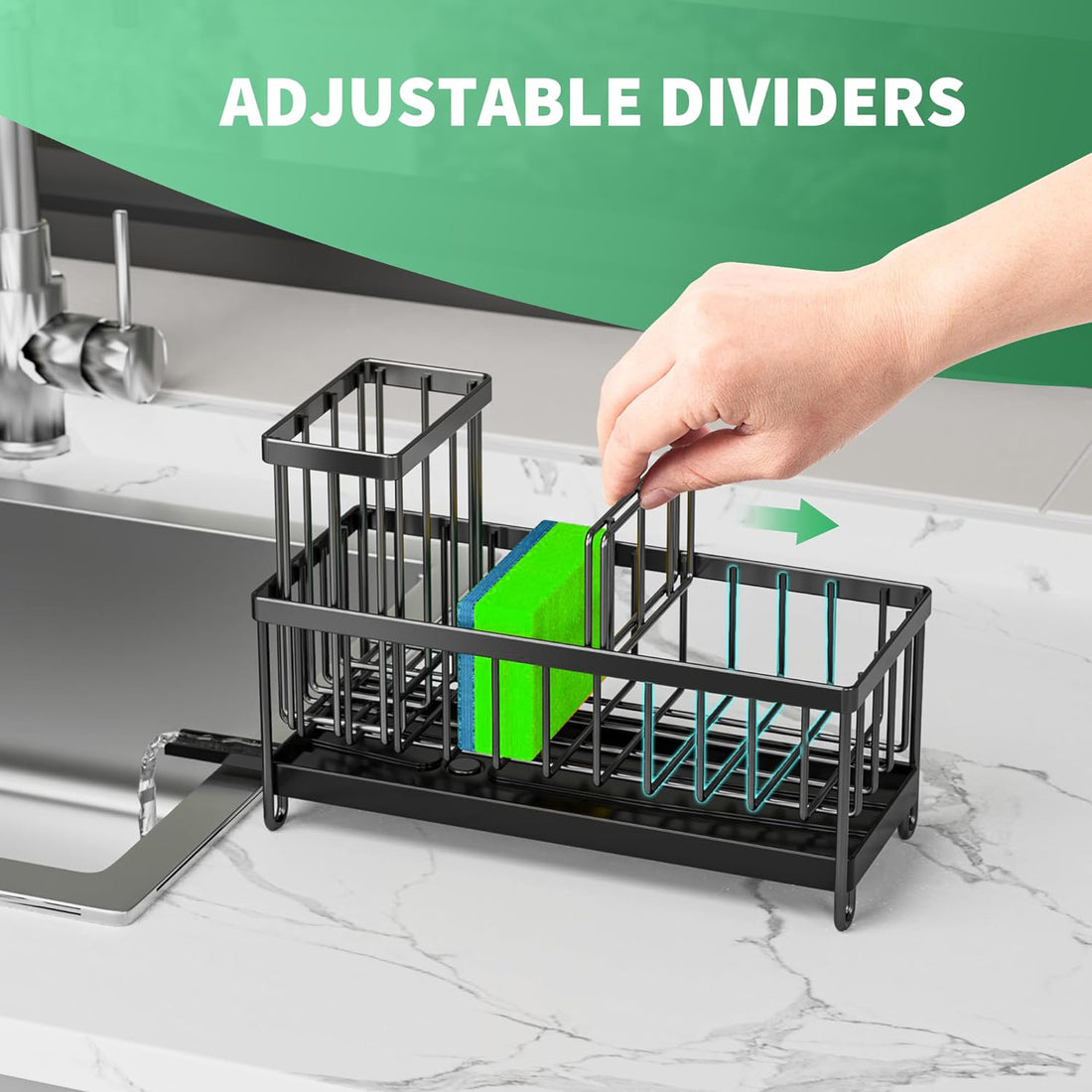 Kitchen 304 Stainless Steel Sponge And Cloth Storage Rack