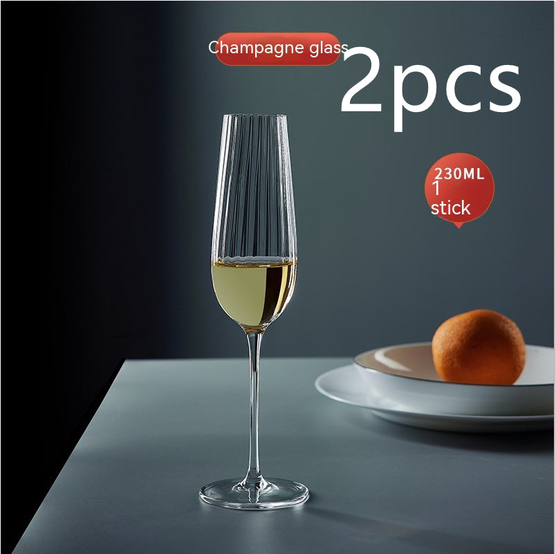 Rainbow Crystal Glass Elegant Burgundy Style Drinkware For Home