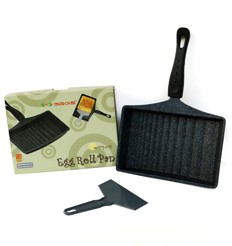 Japanese Tamagoyaki Nonstick Stone Frying Pan Egg Roll Pan